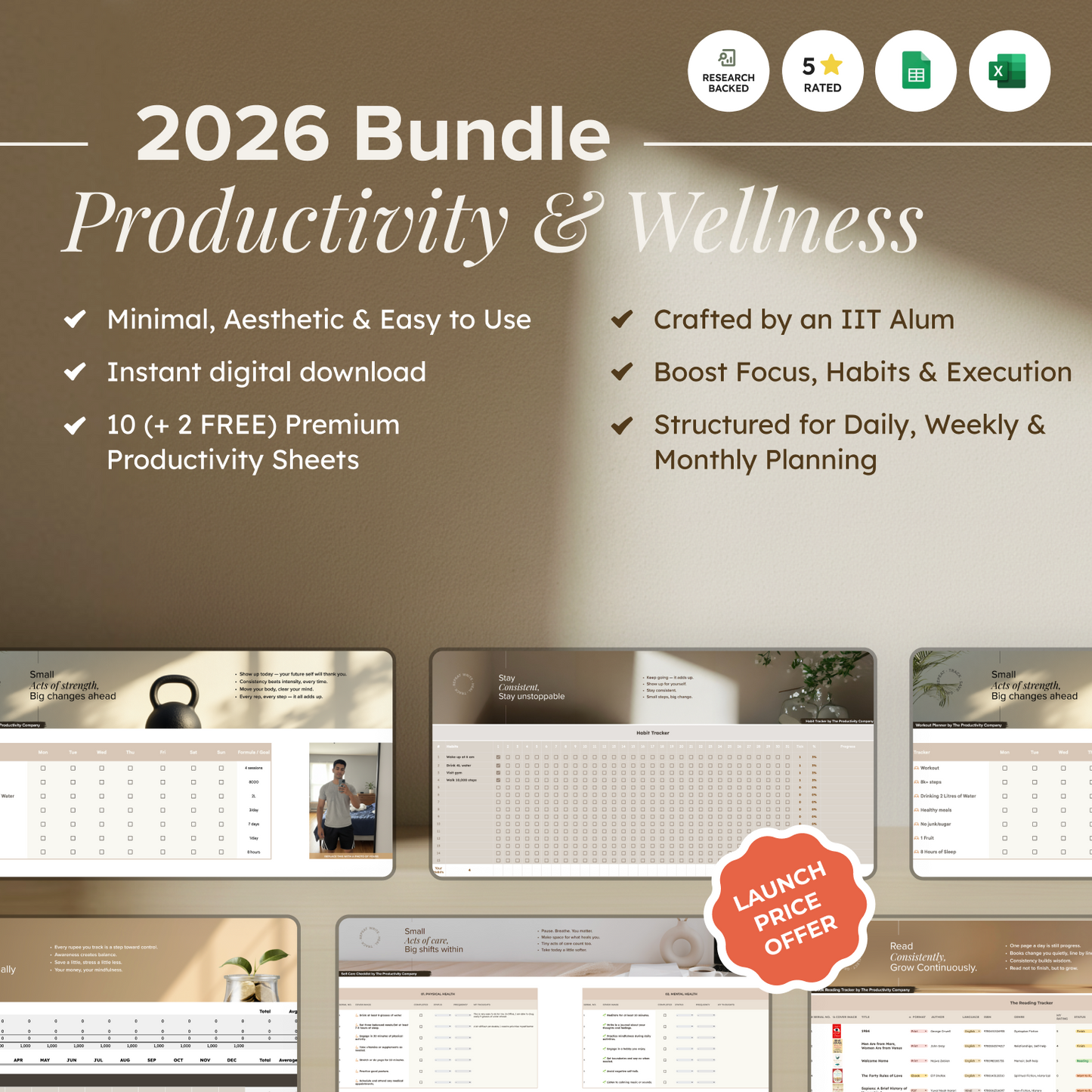 2026 New Productivity & Wellness Bundle
